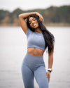 Aqua Blue Sports Bra