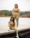 Military Green Leggings