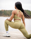 Military Green Leggings