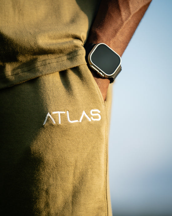 Sweat Short Olive Green