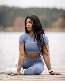  Aqua Blue Sports Bra