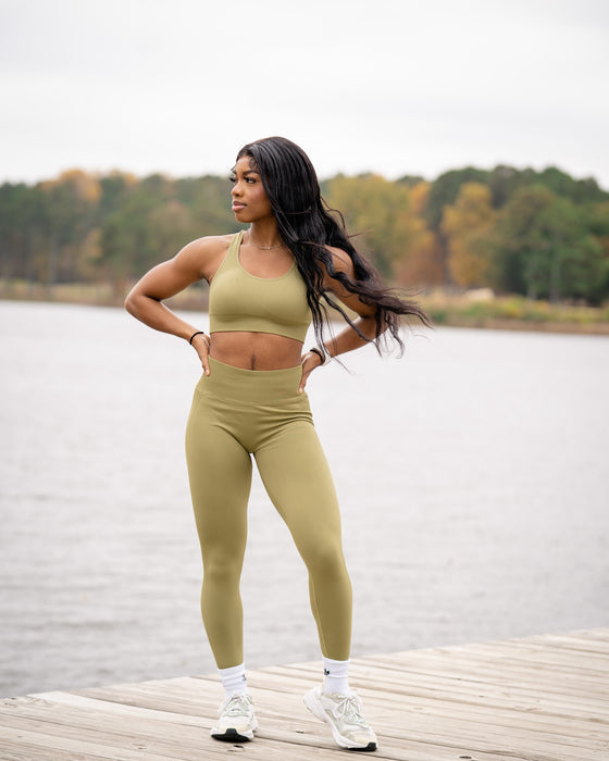 Military Green Leggings